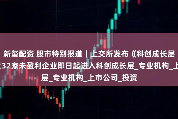 新玺配资 股巿特别报道｜上交所发布《科创成长层指引》，存量32家未盈利企业即日起进入科创成长层_专业机构_上市公司_投资