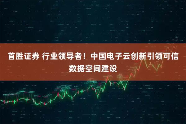 首胜证券 行业领导者！中国电子云创新引领可信数据空间建设